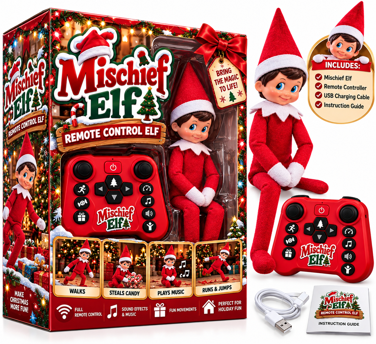 Remote Controlled Elf On The Shelf